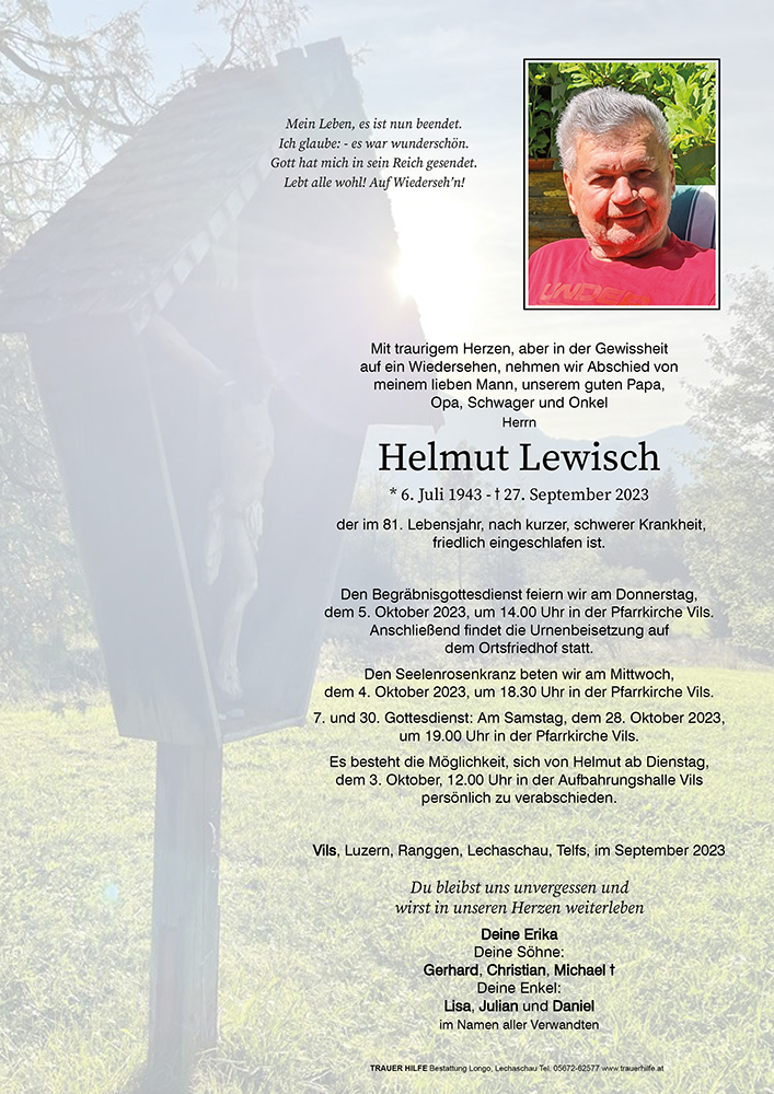 Helmut Lewisch